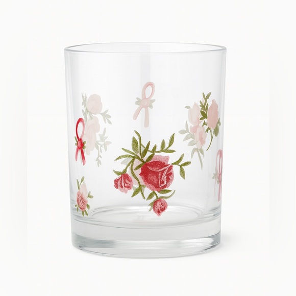 Avon Other - Avon Breast Cancer Awareness Glass Candle Holder – Pink Roses, 3.25” Tall
